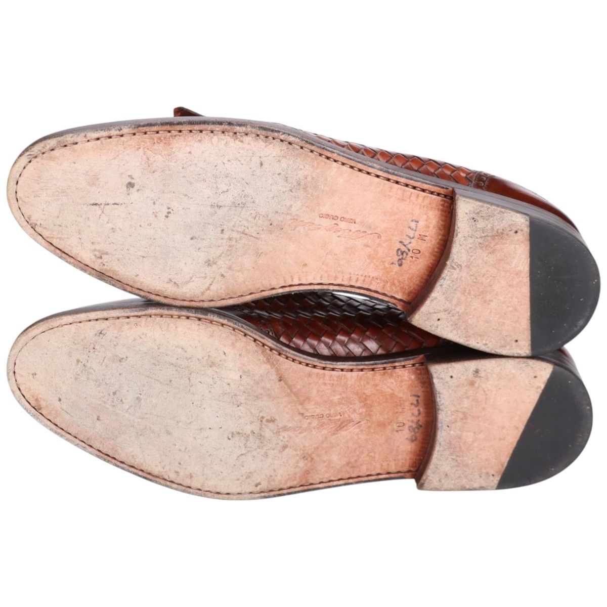 編み込み ウイングチップ