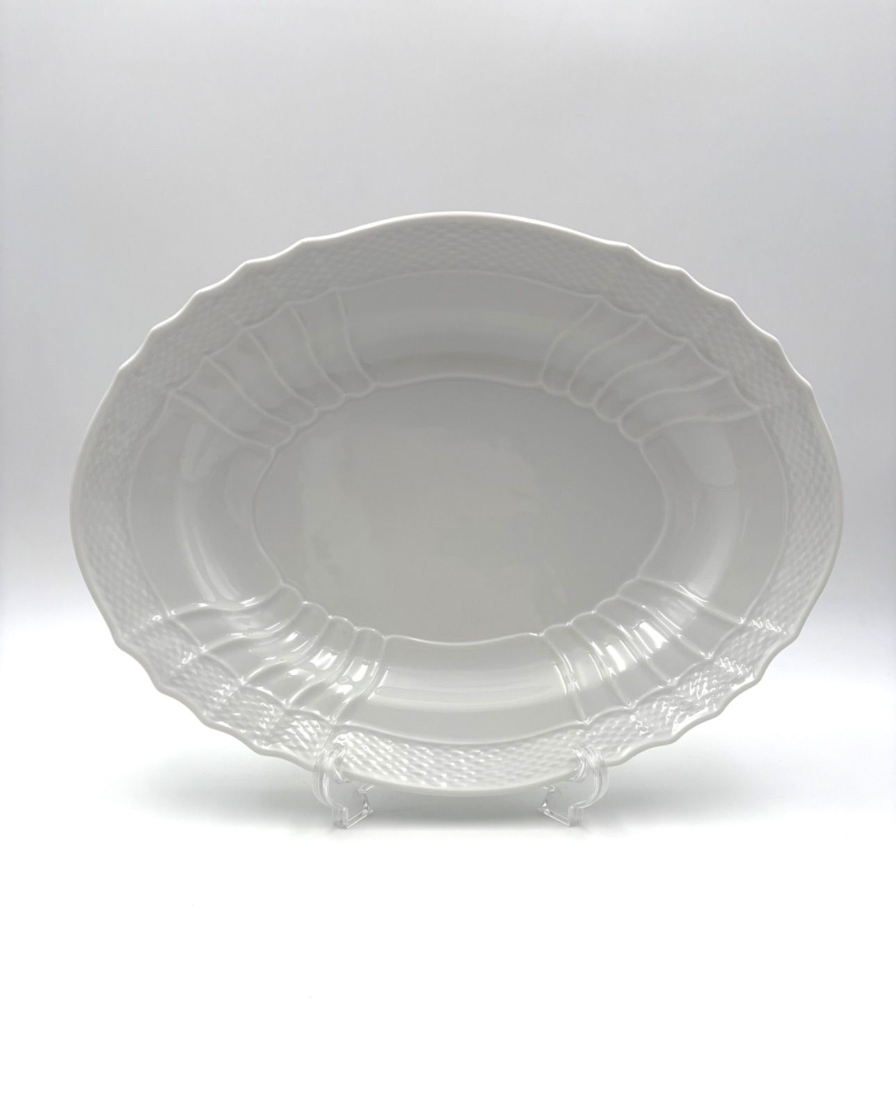 Richard Ginori リチャードジノリ ベッキオホワイト オーバルプラター３３ｃｍ オーバルプレート 大皿