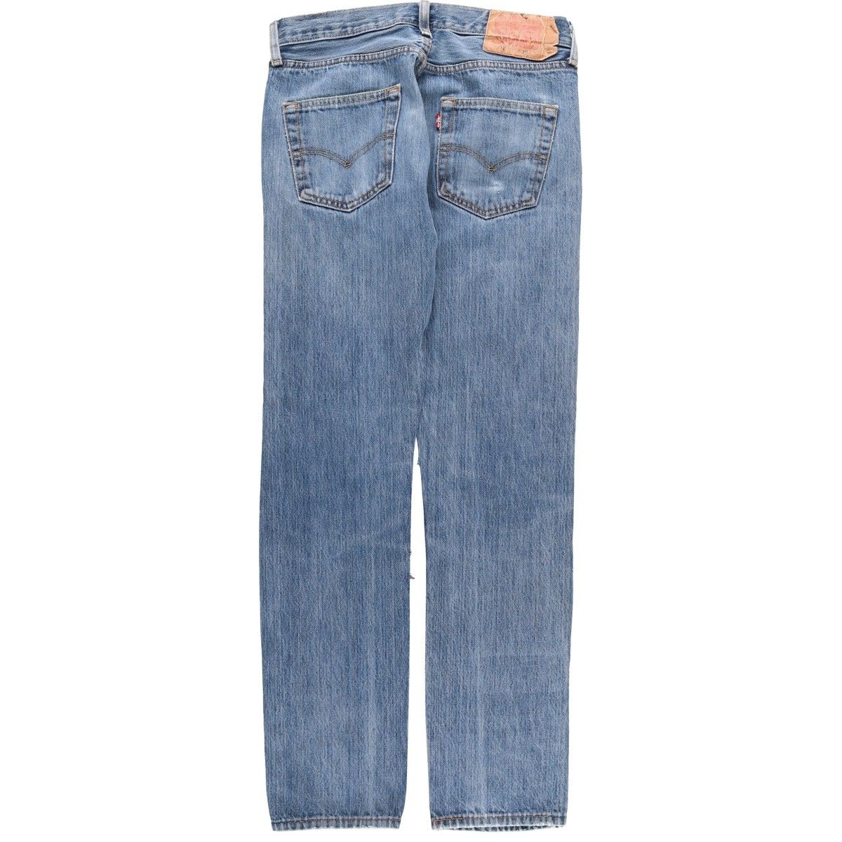 古着 リーバイス Levi s 501 パッチワーク ストレートデニムパンツ レディースL w 30 相当 eaa 598482