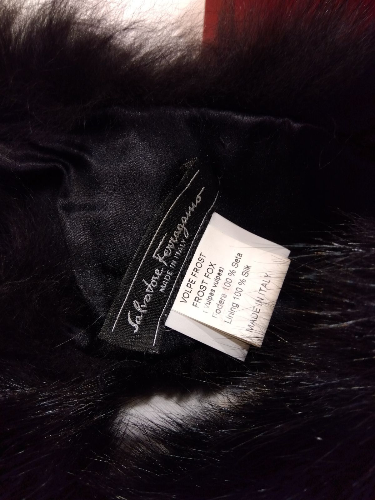 M08 Ferragamo フェラガモ フォックス ファー マフラー ティペット