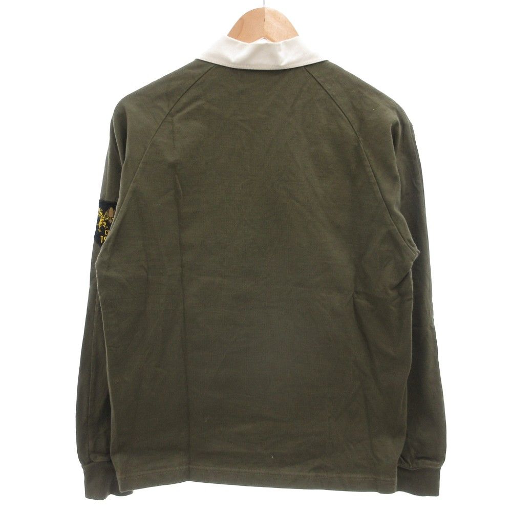 カンタベリー CANTERBURY L/S RUGGER SHIRT ラガーシャツ ロンT 長袖 M