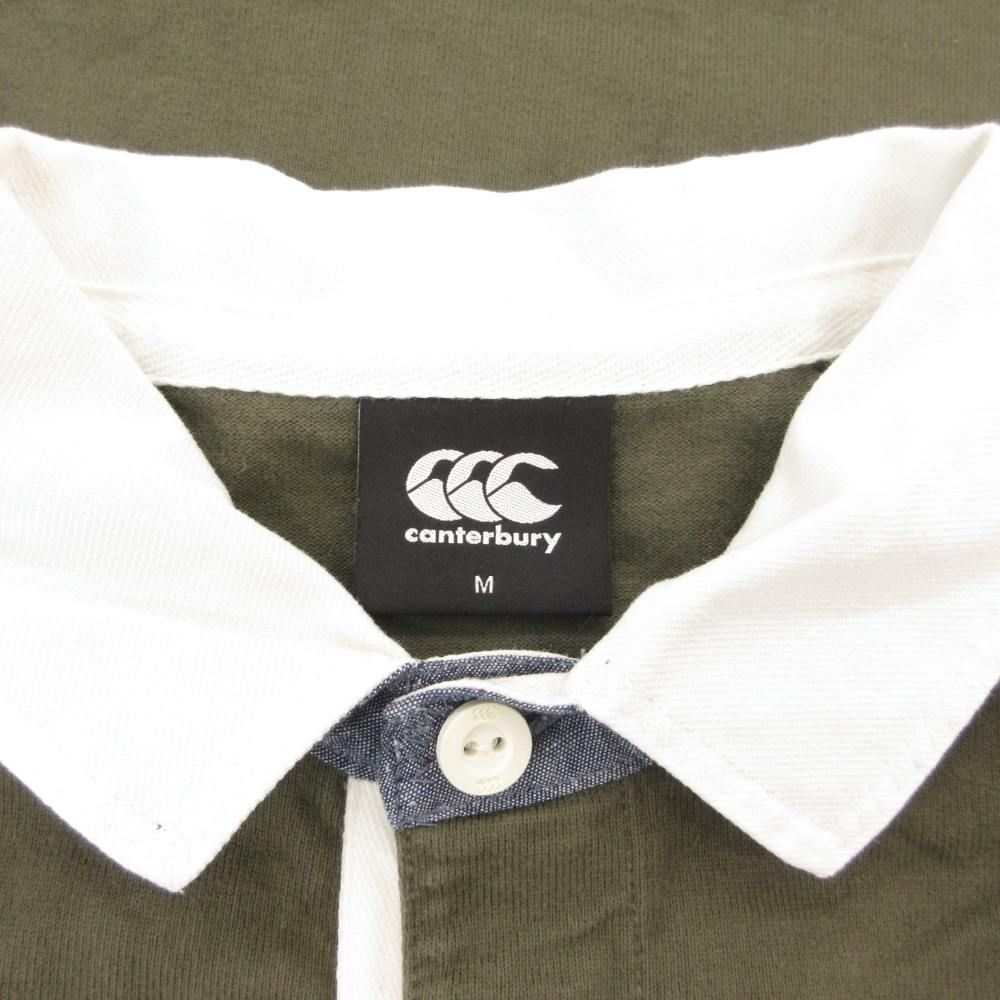 カンタベリー CANTERBURY L/S RUGGER SHIRT ラガーシャツ ロンT 長袖 M