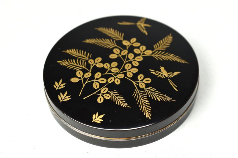 蔵A5364a】加賀漆匠 前端雅峯 蒔絵 香合 共箱 - メルカリ