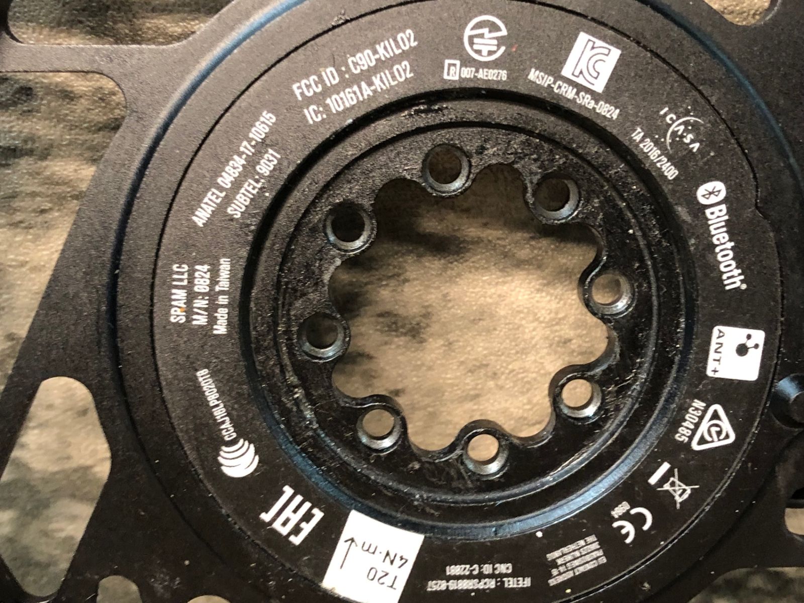 SRAM red 50-37T チェーンリング　パワーメーター付き Amazon.com : SRAM RED AXS 2x Power Meter Chainring Kit - 50/37t