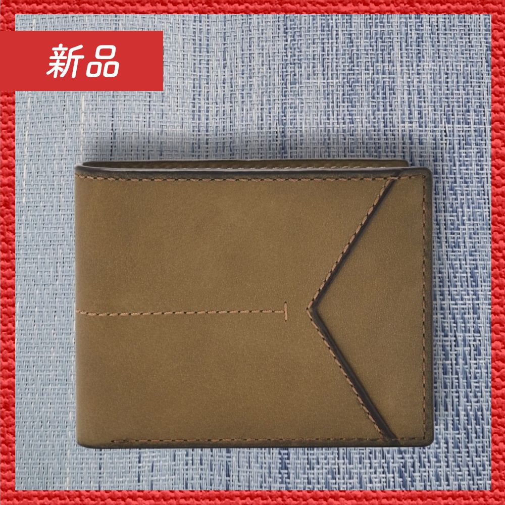 新品未使用 Fossil フォッシル 三つ折り財布 財布 ジェイデン レザー 
