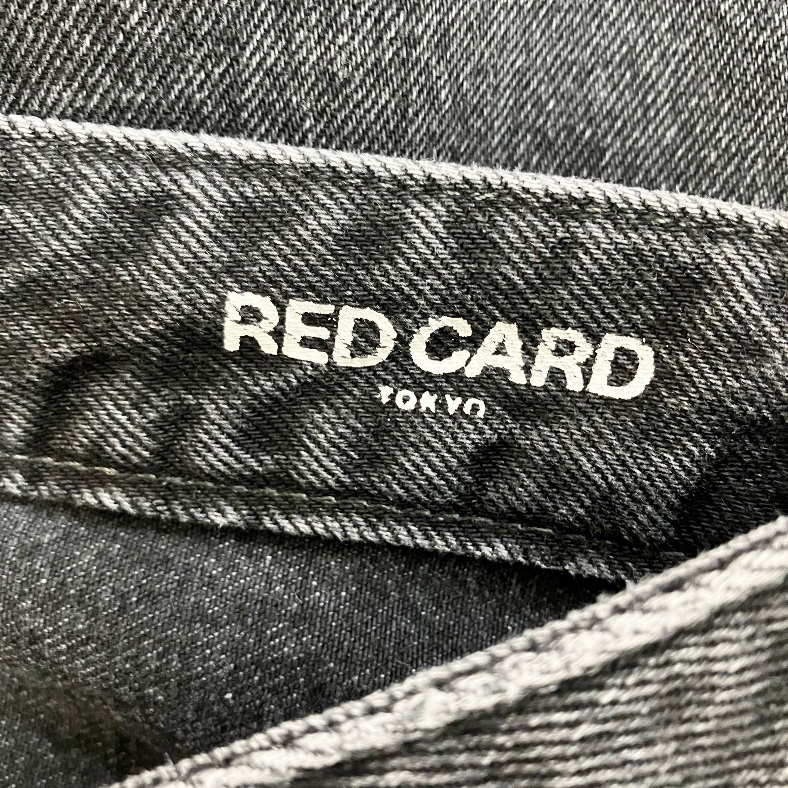 RED CARD TOKYO Spick&Span ルーズテーパード JAZZ 23 ブラック／黒