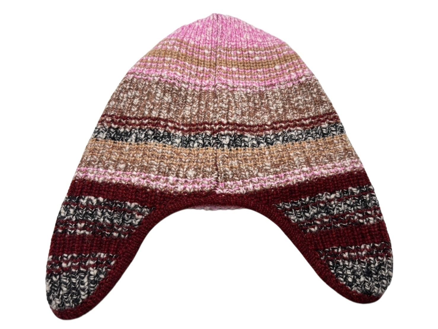 CHANEL シャネル ココネージュ フライトキャップ AAA 448 ココマーク カシミヤ ウール マルチ 4 b 009944