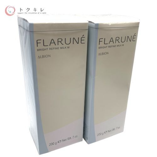 トクキレ アルビオン フラルネ ブライトリファイン ミルク M 美白乳液 モイスト 200 g 2点セット