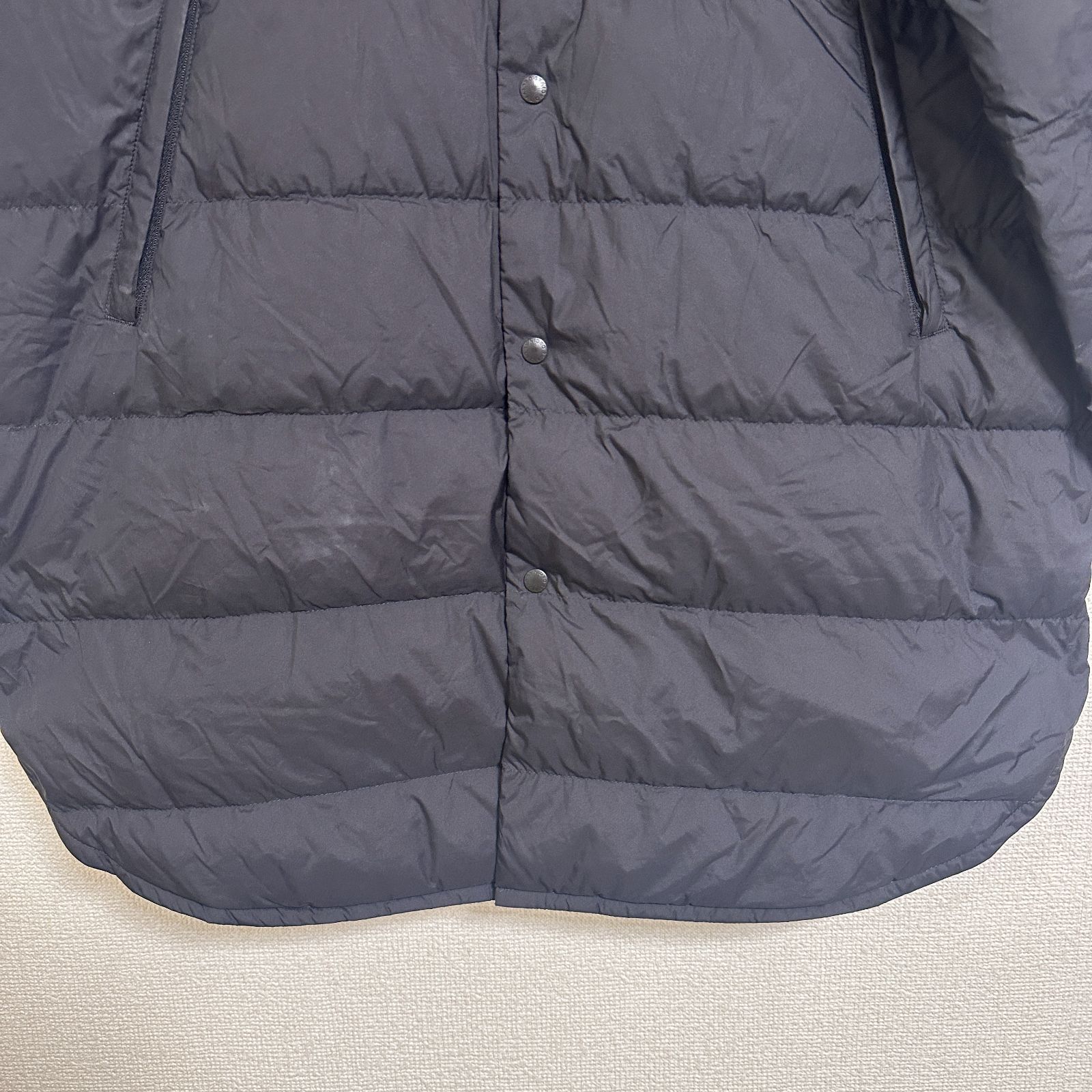訳あり ORCIVAL インナーダウンコート OR-A0221 ノーカラー ラウンド裾 