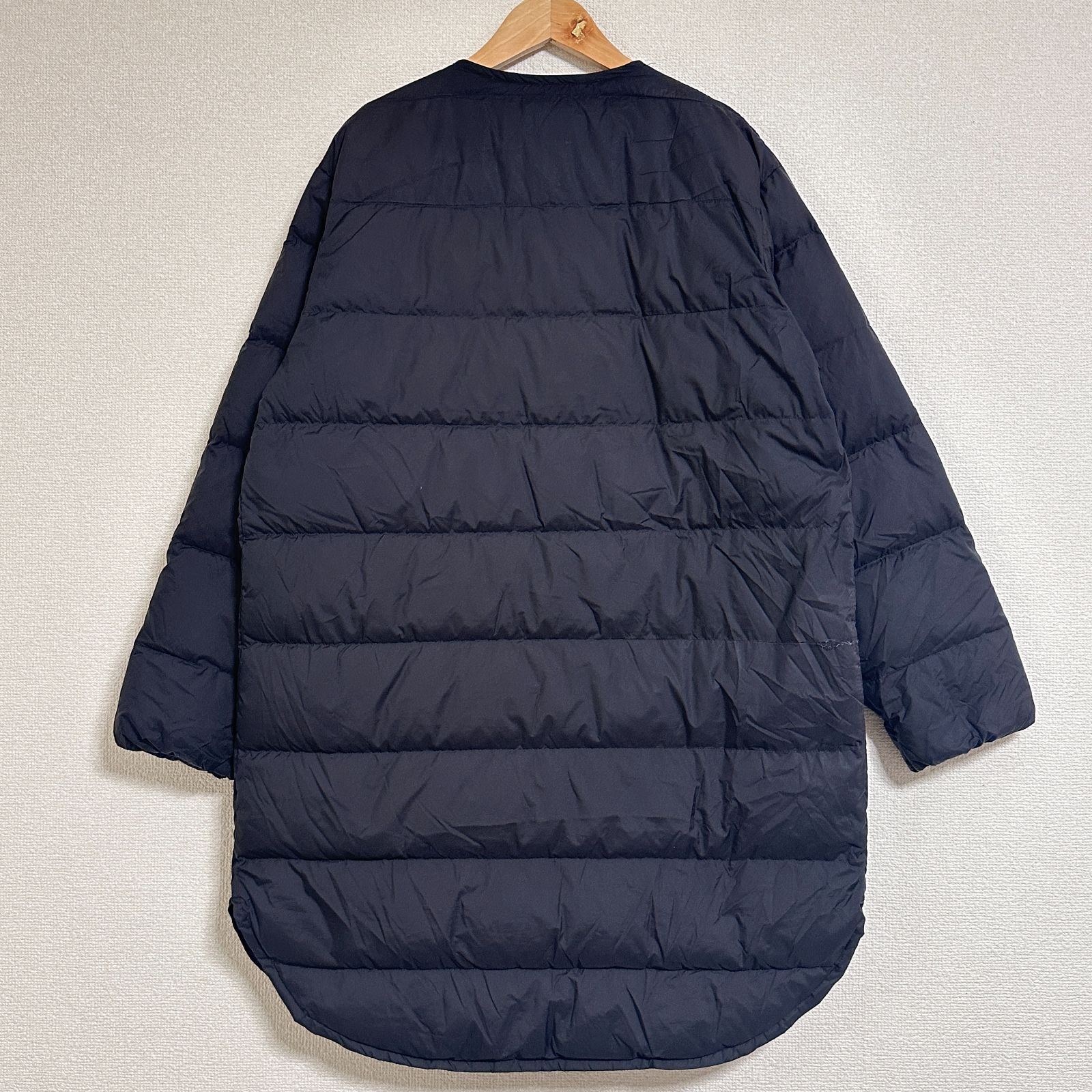 訳あり ORCIVAL インナーダウンコート OR-A0221 ノーカラー ラウンド裾 