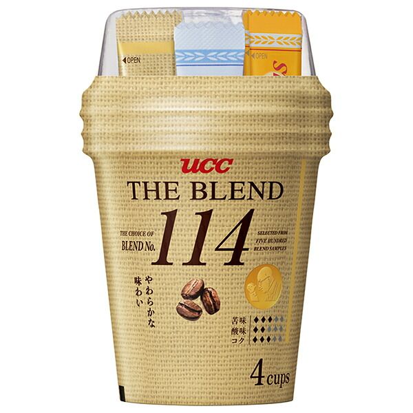 UCC カップコーヒー ザ・ブレンド114 4P&times;24個入| 送料無料 コーヒー インスタントコーヒー 珈琲