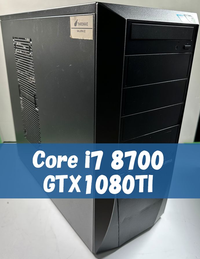 格安ゲーミング/gtx1080ti/Core i7 8700k/Windows11home/SSD256GB