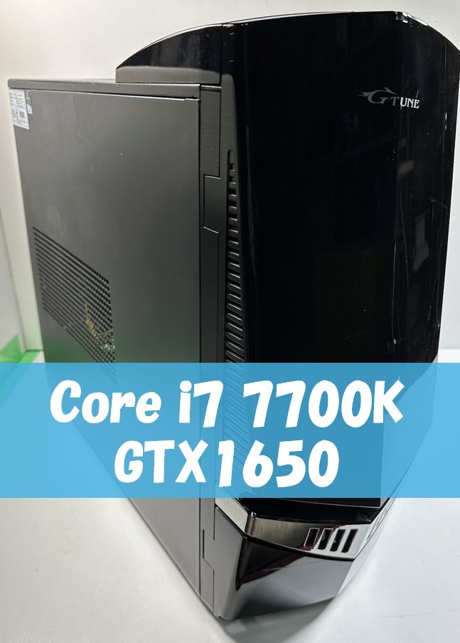 格安ゲーミングPC G-TUNE i7 7700k GTX1650 Win11 - メルカリ