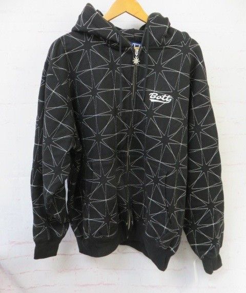 ショップ 【】BoTT ﾎﾞｯﾄ ﾊﾟｰｶｰ Sparkle Stitch Hoodie 243BoTT26 ﾌﾞﾗｯｸ