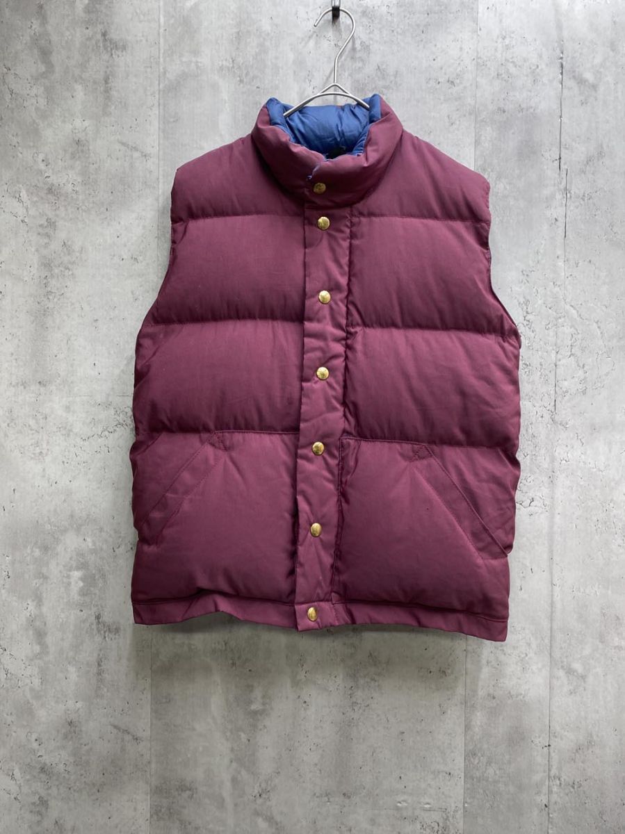 Crescent DownWorks クレセントダウンワークス グースダウン ベスト sizeXS 紫 メンズ