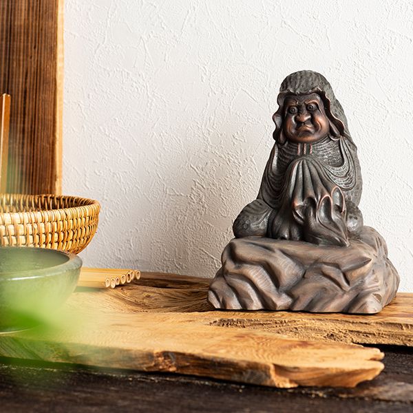 アウトレット】 MORITA 小林山達磨寺 祈祷開眼 達磨大師座禅像 (弐号