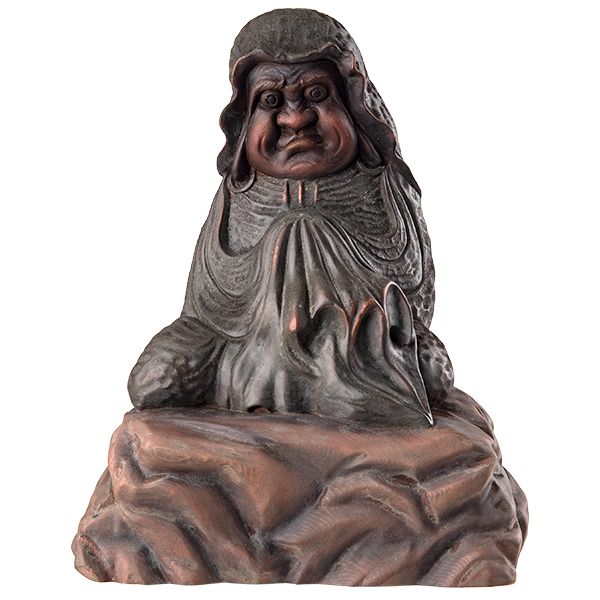 アウトレット MORITA 小林山達磨寺 祈祷開眼 達磨大師座禅像 弐号サイズ 1体