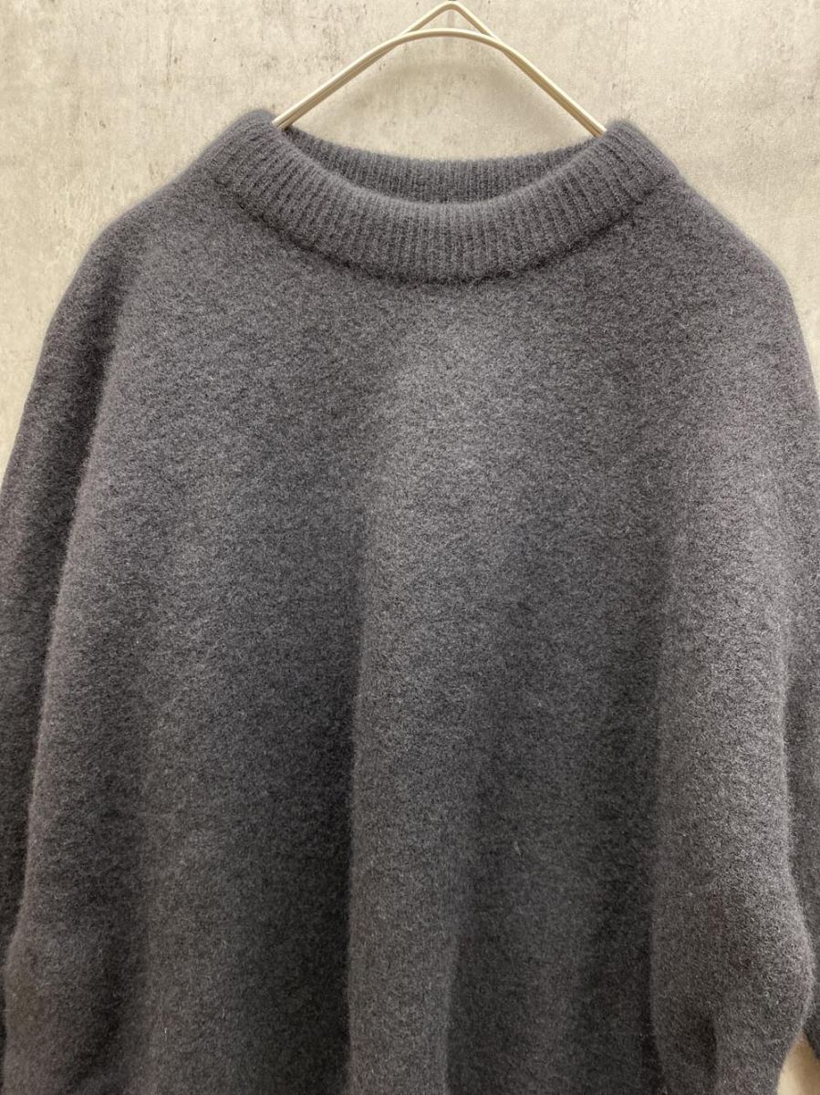 IENA イエナ ウール カシミヤ クルーネック ニット セーター 黒 レディース