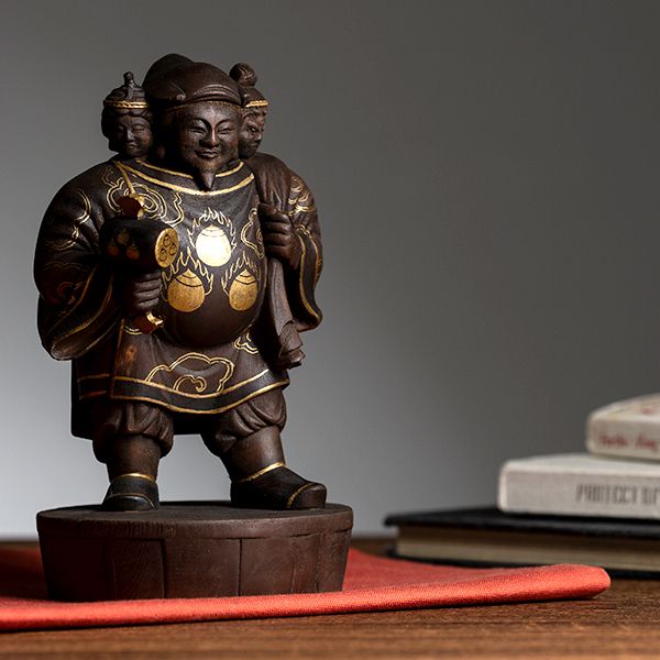 MORITA 塔世山四天王寺 祈祷開眼 織田信長公祈願 三面大黒尊天 中 1体