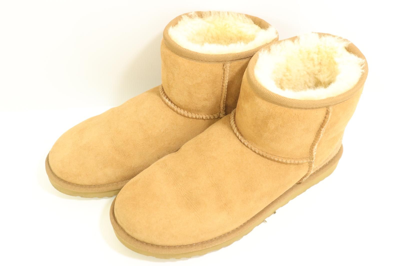 UGG メンズブーツ 26 cm Classic Mini 茶 ブラウン
