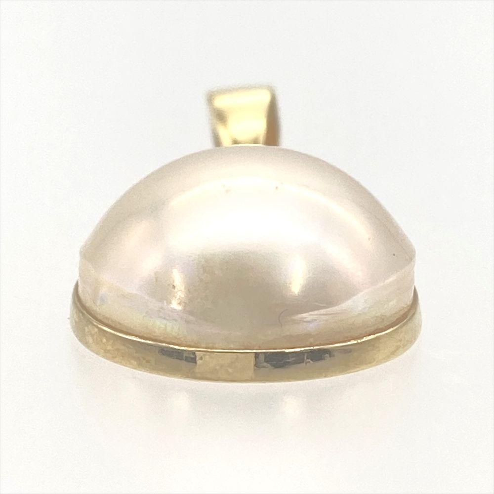 タサキ TASAKI マベパール ペンダントトップ K18YG 2.9g イエロー