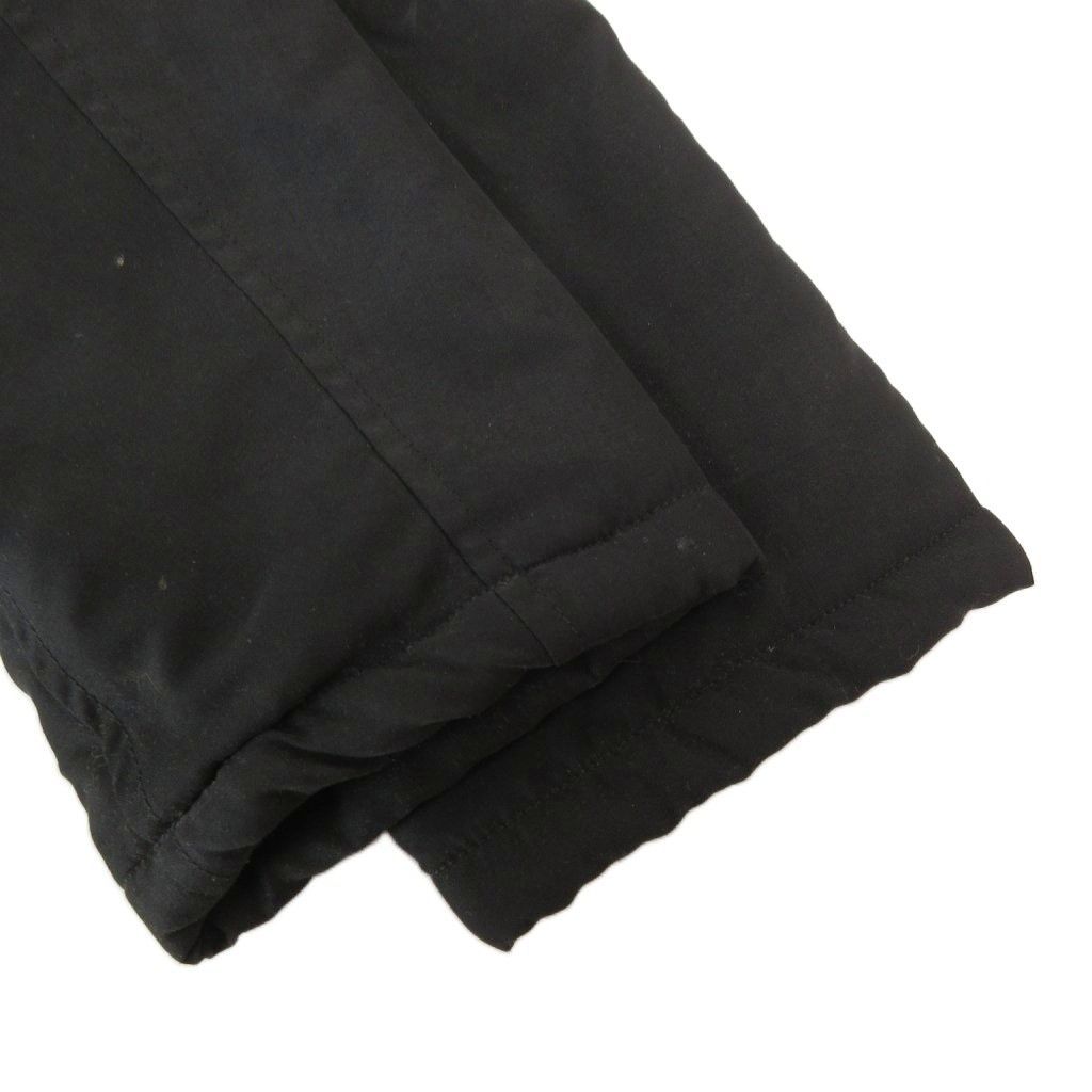 アニエスベー agnes b. 中綿ジャケット ブルゾン XXS ジップアップ 黒