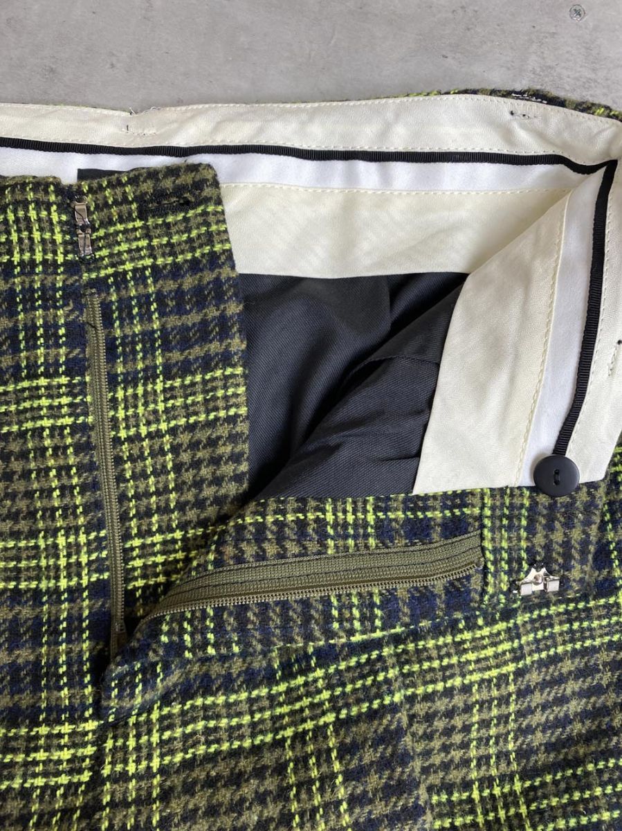  メゾン サキソニー パンツ size 38 黒ｘ緑 レディース その他 パンツ