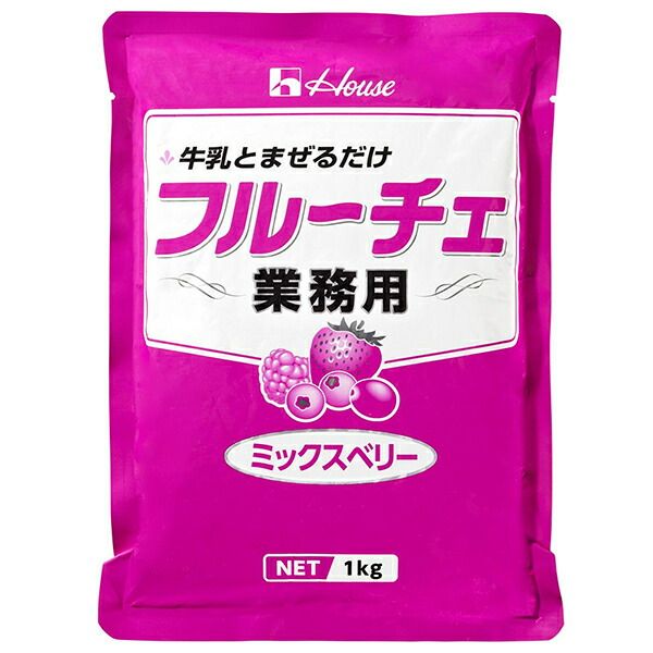 専用　まとめ買い 食品 ハウス食品 業務用フルーチェ ミックスベリー 1kg×6袋入×(2ケース