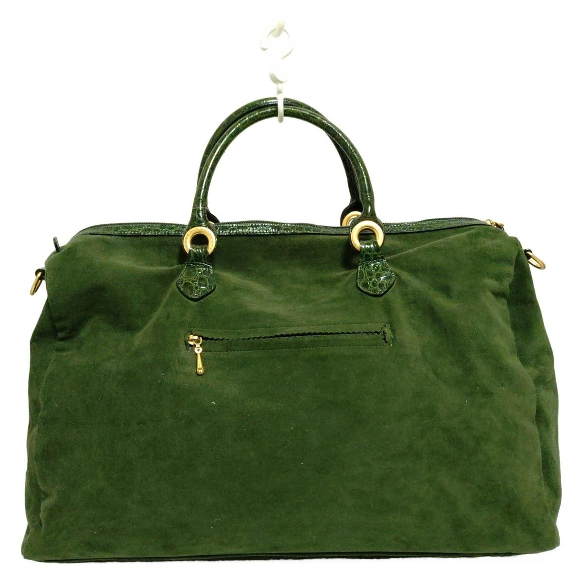 BALENCIAGA BB(バレンシアガライセンス) ボストンバッグ - グリーン 型