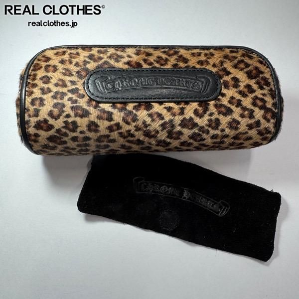 CHROME HEARTS/クロムハーツ 眼鏡ケース 眼鏡拭きセット レオパード