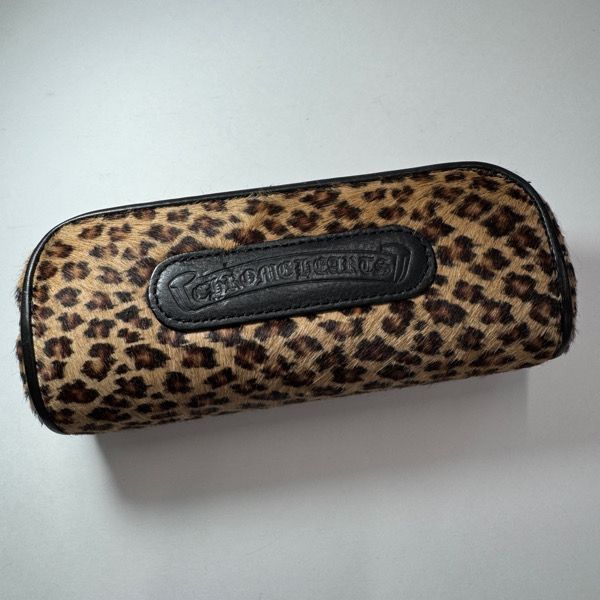 CHROME HEARTS/クロムハーツ 眼鏡ケース 眼鏡拭きセット レオパード