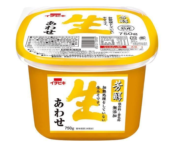 イチビキ 芳醇生あわせ 750g×6個入| 送料無料 調味料 味噌 みそ