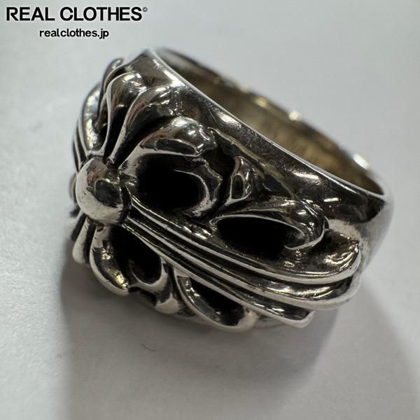 CHROME HEARTS クロムハーツ FLRL CRS フローラルクロスリング 19号