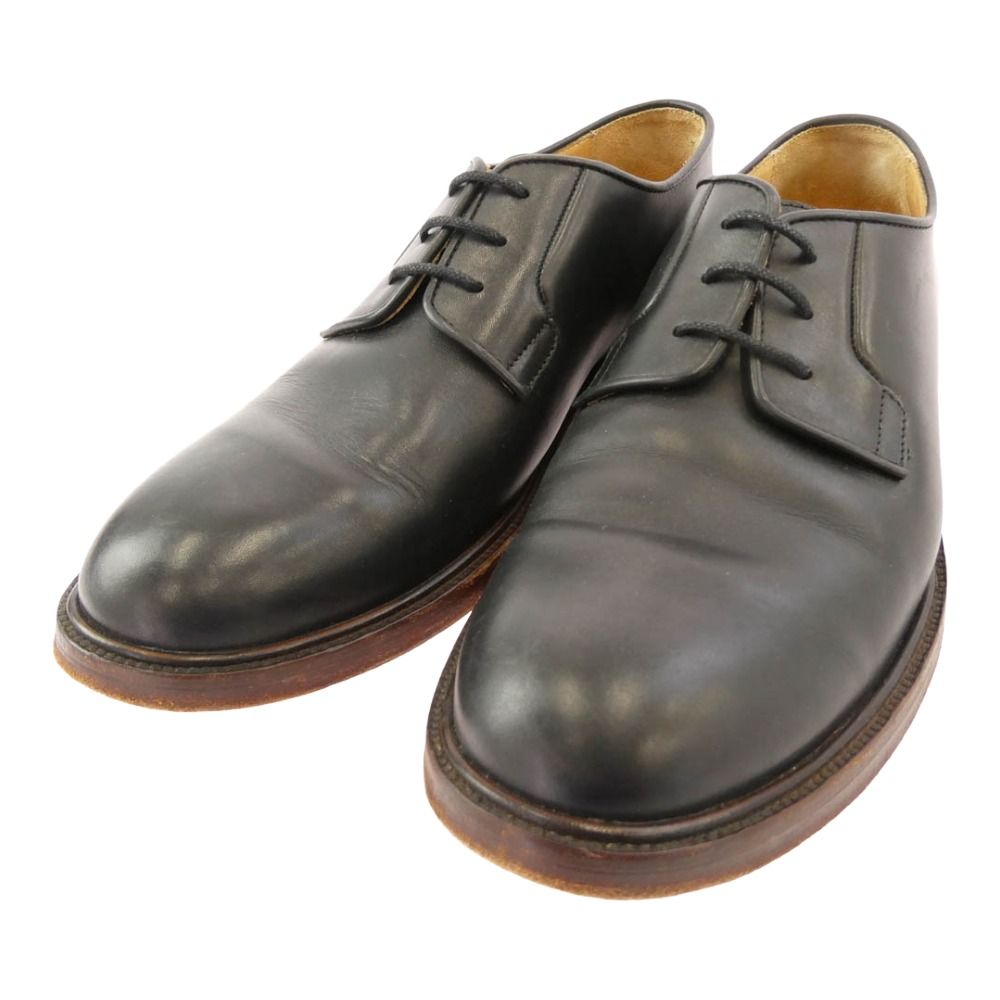 A.P.C. アーペーセー H 53084 レザー プレーントゥ シューズ ブラック系 43