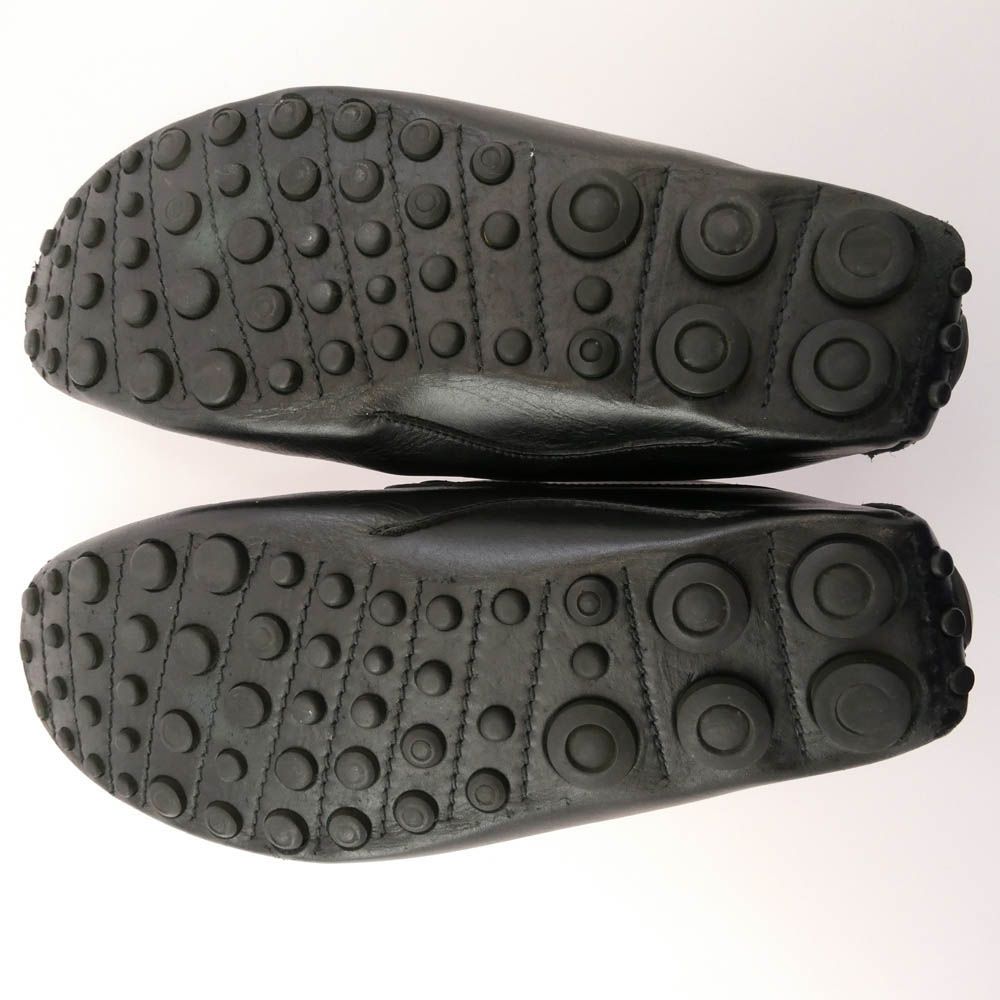 Sergio Rossi セルジオロッシ レザー ドライビングシューズ ブラック系