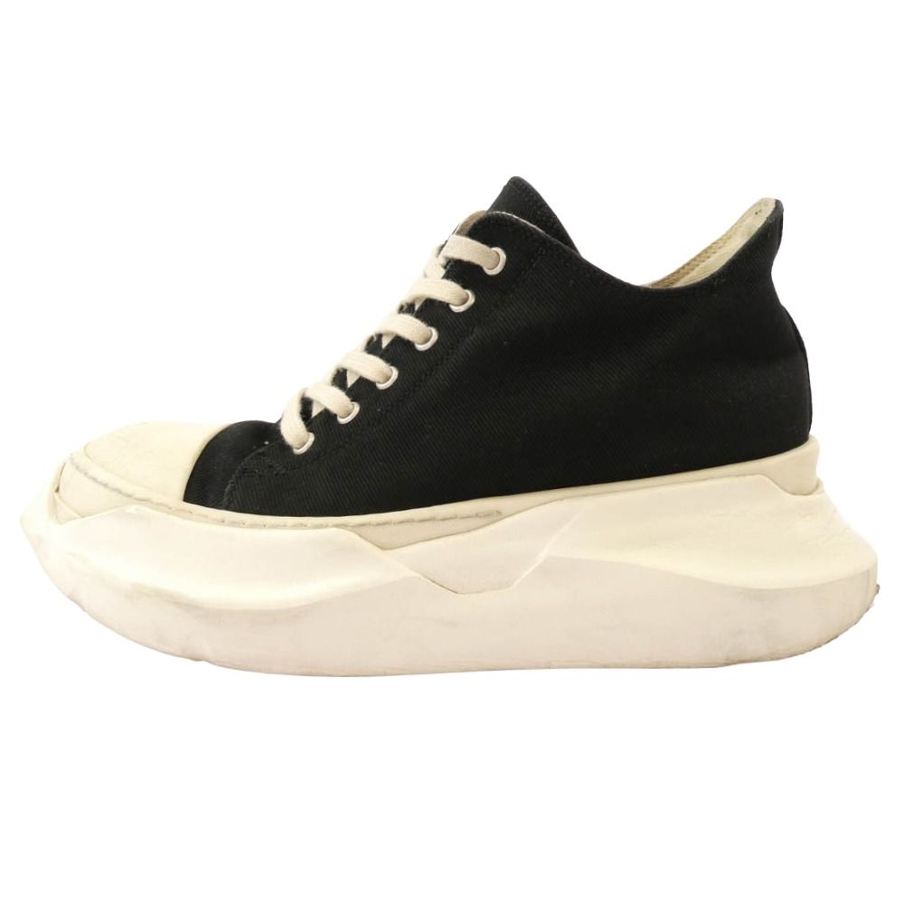 Rick Owens リックオウエンス 37648 DRKSHDW ダークシャドウ Abstract Low アブストラクト ロー スニーカー ブラック系 39.5