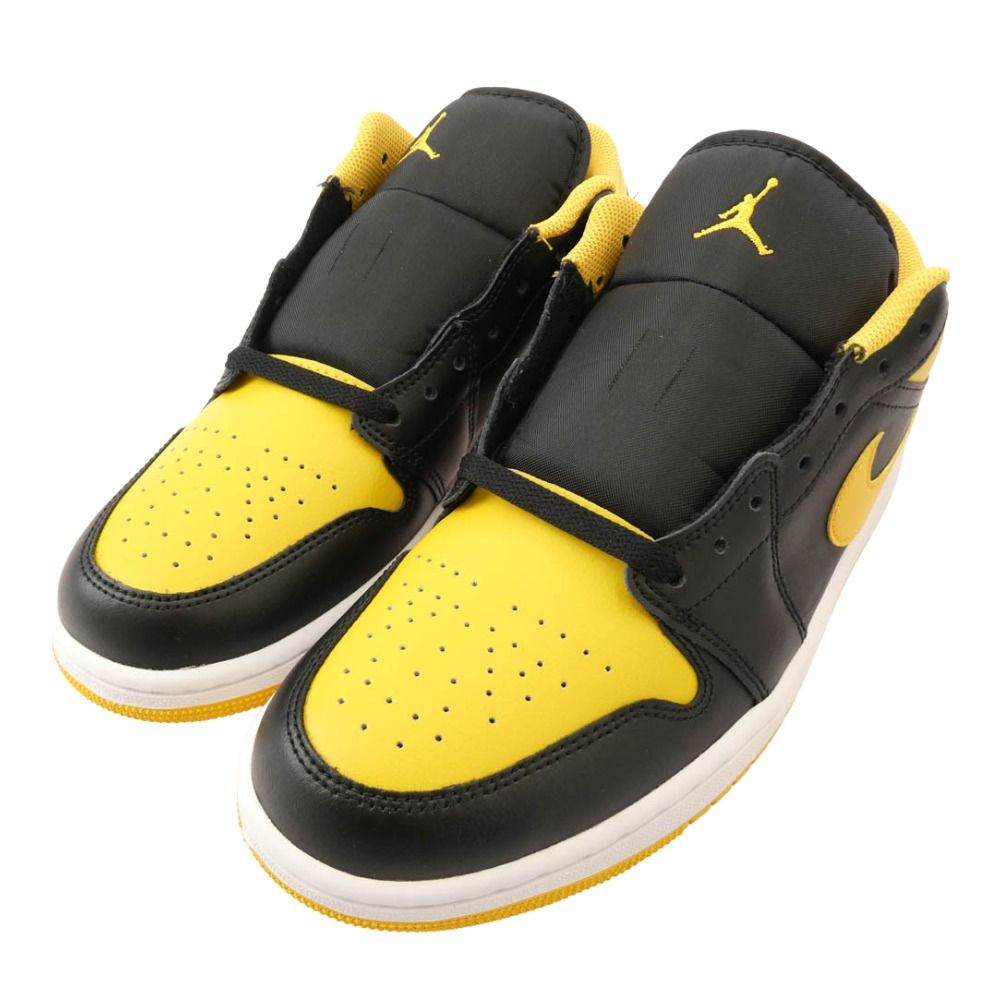 NIKE ナイキ 553558-072 AIR JORDAN 1 LOW AJ エアジョーダン ローカット スニーカー ブラック系 イエロー系 28 cm 上
