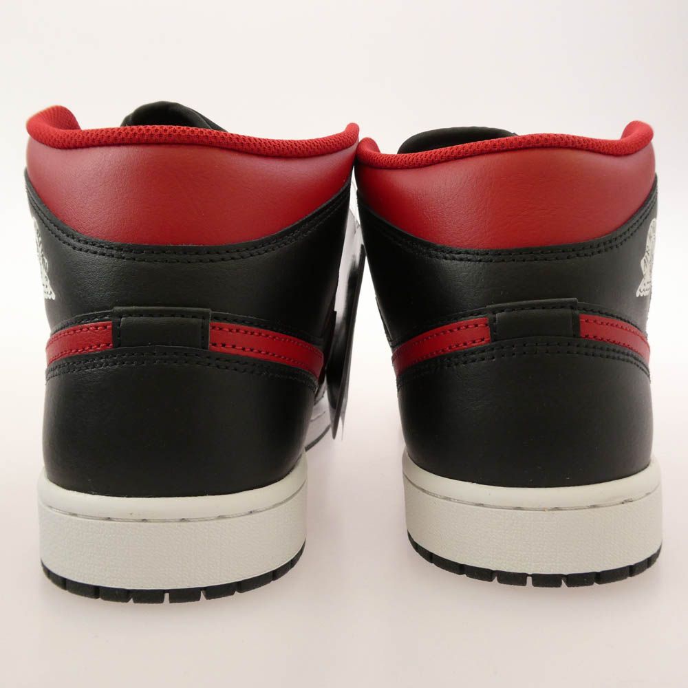  NIKE ナイキ DQ 8426 067 Air Jordan 1 Mid Bred AJ エアジョーダン ミッド ブレッド スニーカー ブラック系 レッド系 28 cm スニーカー 靴