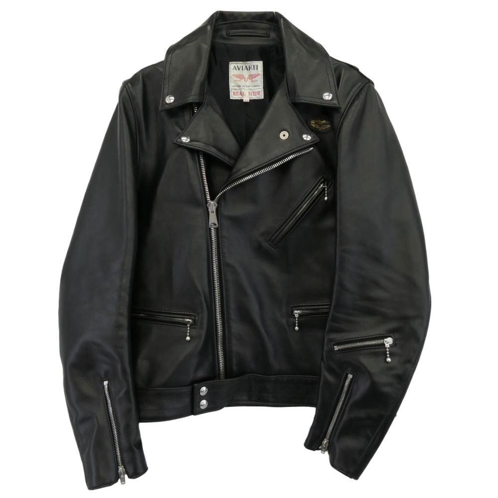 Lewis Leathers ルイスレザー CYCLONE サイクロン ホースハイド レザーライダース ジャケット ブラック系 40