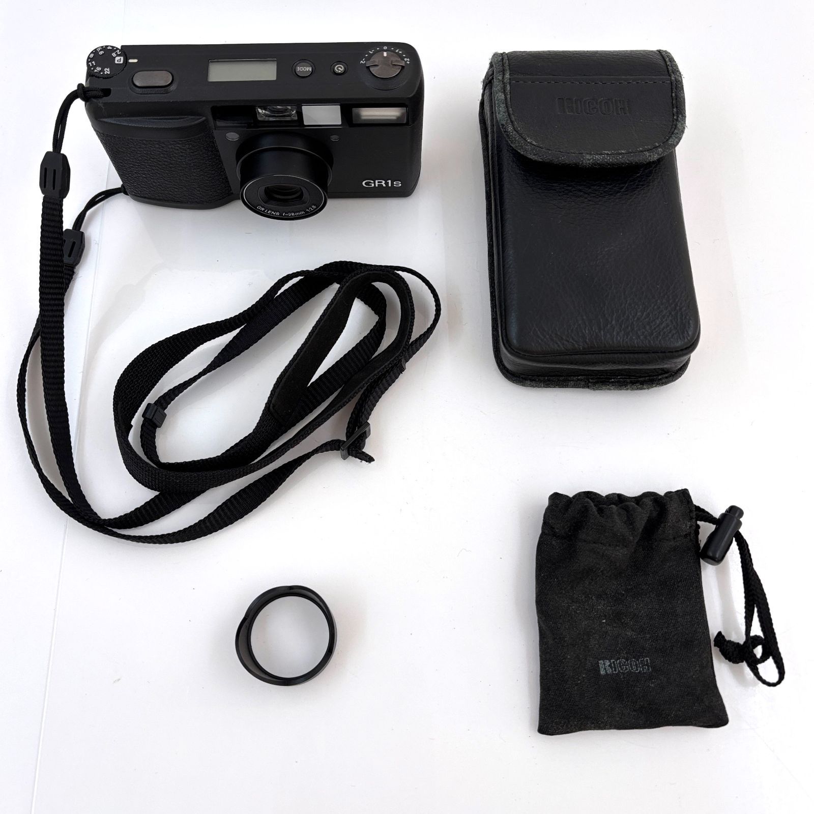 リコー】RICOH GR1s 高級コンパクトフィルムカメラ フード付き #P372