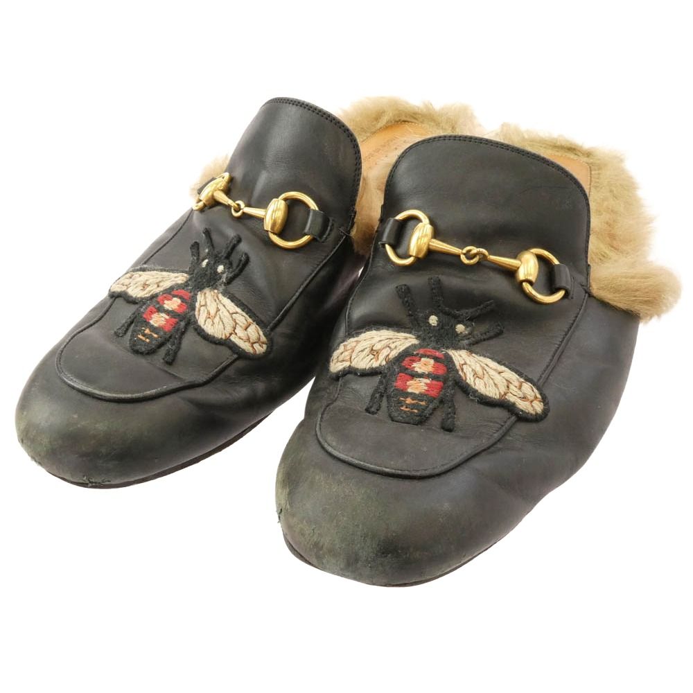 GUCCI グッチ エンブロイダリー ホースビット プリンスタウン レザー GUCCI グッチ エンブロイダリー ホースビット プリンスタウン レザー