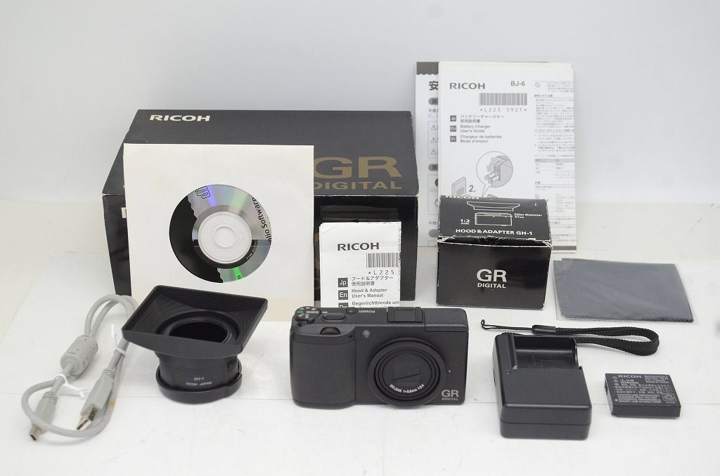 RICOH リコー GR DIGITAL II 10 1 MP 1001万画素 コンパクトデジタルカメラ 別売GH 元 251011 a