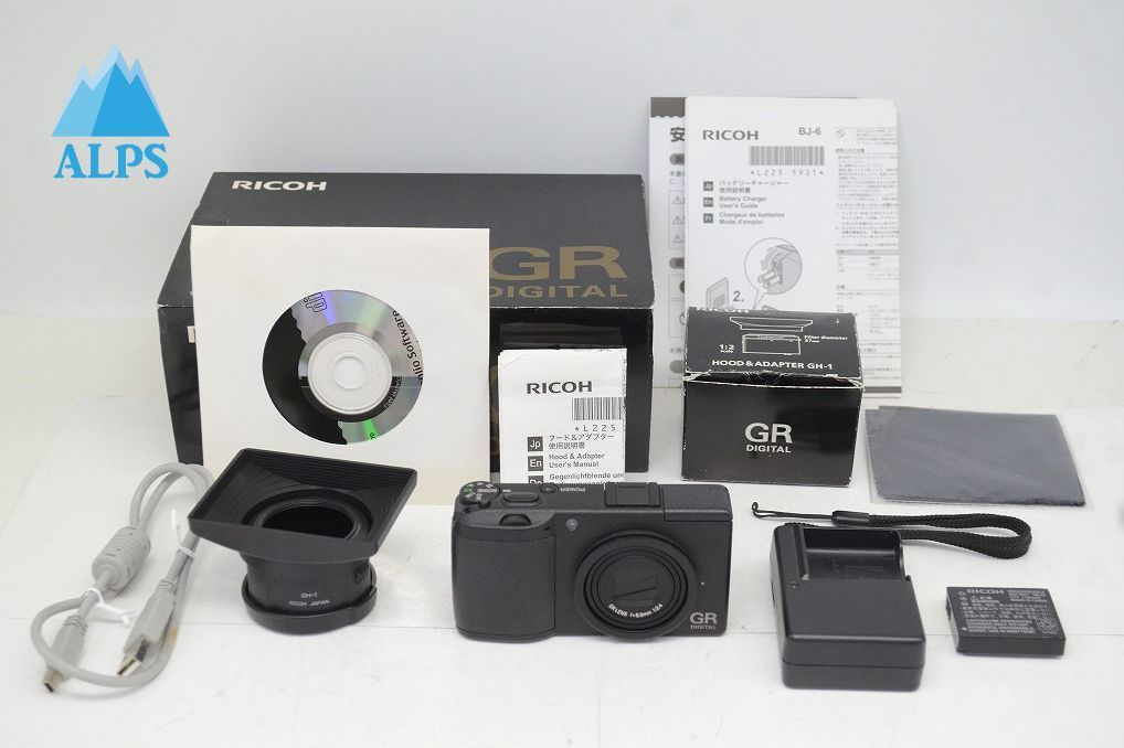 RICOH リコー GR DIGITAL II 10 1 MP 1001万画素 コンパクトデジタルカメラ 別売GH 元 251011 a