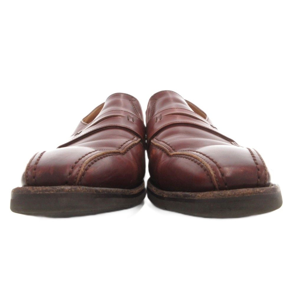  リーガル REGAL OrthoLite コインローファー ビジネスシューズ サイドゴア レザー 26.5 cm 茶 ブラウン GV その他 靴