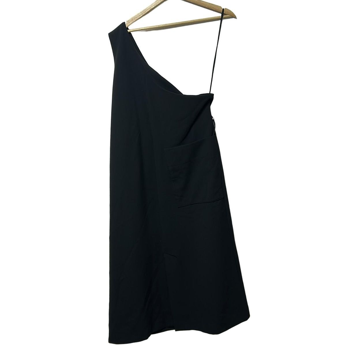 ENFOLD エンフォルド ワンピース サイズ36 S レディース 黒 変形袖 ロング