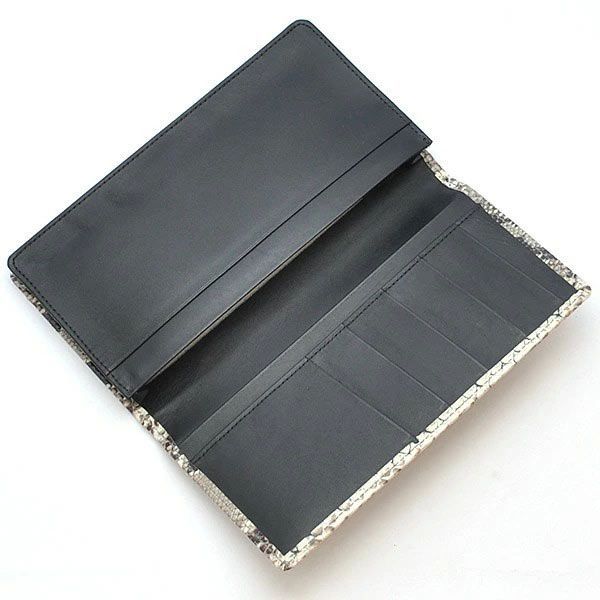 長財布 メンズ 二つ折り ナチュラル 錦蛇 ダイヤモンドパイソン 蛇革 蛇皮 ヘビ革 エキゾチックレザー 本皮 本革 金運 開運 風水 国産 MADE IN JAPAN PCL-1 県および