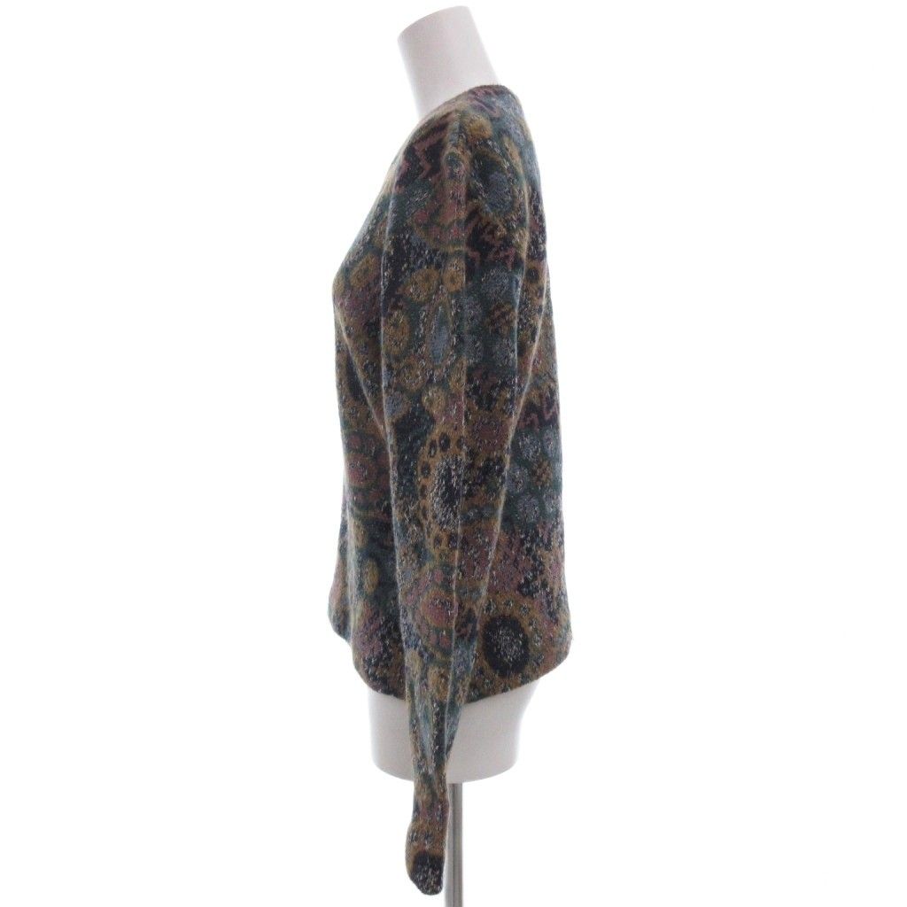 MISSONI カーディガン 総柄 マルチカラー モヘア混 ミッソーニ/カーディガン/総柄カーディガン/ウールモヘア/マルチカラー