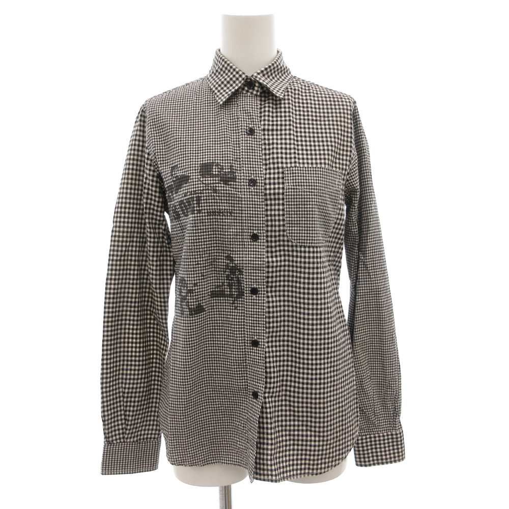 ヒステリックグラマー HYSTERIC GLAMOUR シャツ ブラウス 長袖 F 黒 