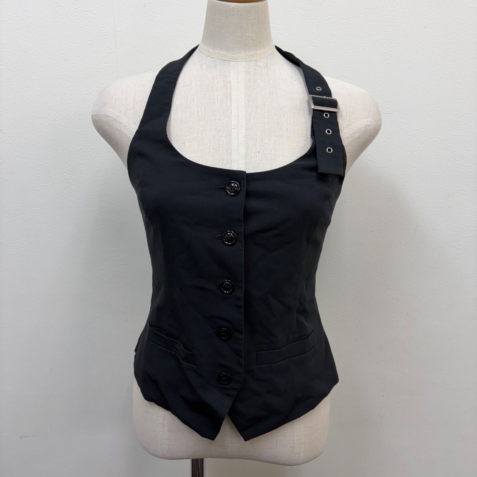 フラメンコ衣装 ホルターネック 黒 ブラック トップス