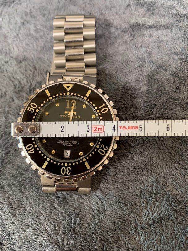 TECHNOS サンダー 自動巻き時計 TECHNOS Thunder テクノス サンダー 自動巻き 稼働品｜Yahoo!フリマ